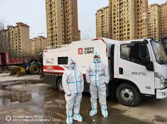 投身大连疫情防控,中车电动“最佳拍档”给力！(图1)